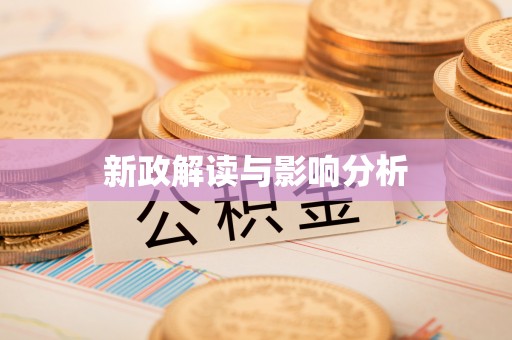 靖江新政解读与影响分析