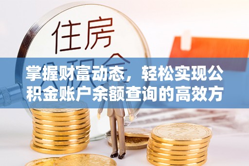 靖江掌握财富动态，轻松实现公积金账户余额查询的高效方法