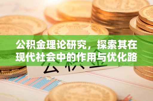 靖江公积金理论研究，探索其在现代社会中的作用与优化路径