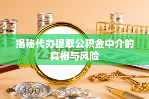 靖江揭秘代办提取公积金中介的真相与风险