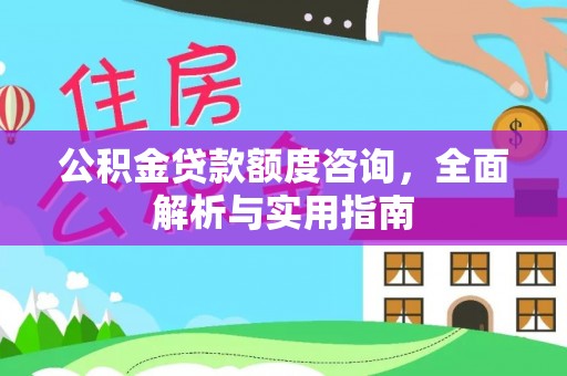 靖江公积金贷款额度咨询，全面解析与实用指南