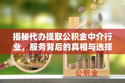 靖江揭秘代办提取公积金中介行业，服务背后的真相与选择指南