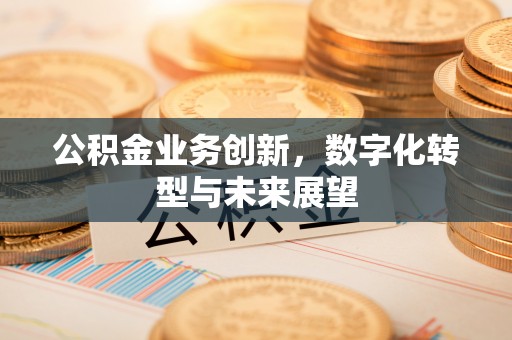 靖江公积金业务创新，数字化转型与未来展望