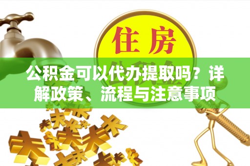 靖江公积金可以代办提取吗？详解政策、流程与注意事项