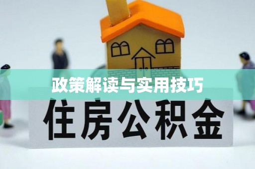 靖江政策解读与实用技巧