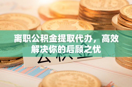 靖江离职公积金提取代办，高效解决你的后顾之忧