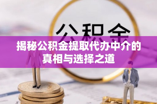 靖江揭秘公积金提取代办中介的真相与选择之道