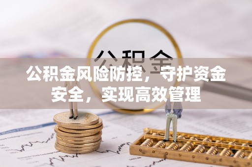 靖江公积金风险防控，守护资金安全，实现高效管理