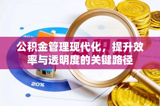 靖江公积金管理现代化，提升效率与透明度的关键路径