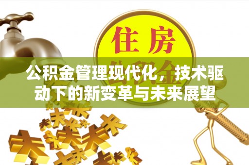 靖江公积金管理现代化，技术驱动下的新变革与未来展望