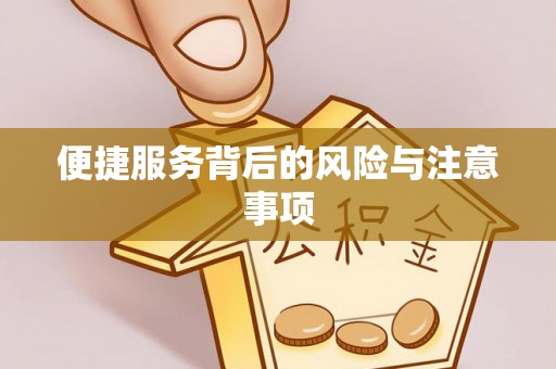 靖江便捷服务背后的风险与注意事项